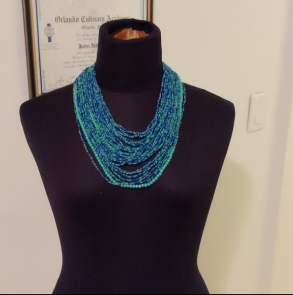 Handmade Jewelry - Handmade beaded necklace one of a kind!
